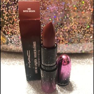 BNIB! MAC Love Me Lipstick in Bated Breath 408